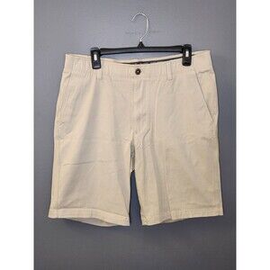 Under‎ Armour UA Showdown Golf Shorts Men's 36 Beige Khaki Stretch Chino 10"
